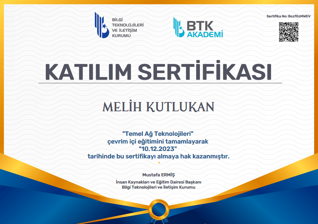 Temel Ağ Teknolojileri